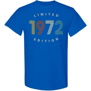 Limited 1972 Birthday T-Shirt – Royal