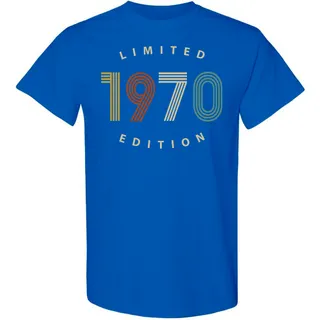 Limited 1970 Birthday T-Shirt – Royal