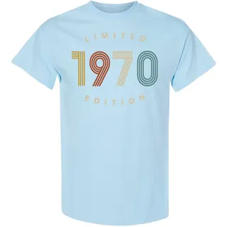 Limited 1970 Birthday T-Shirt – Light Blue