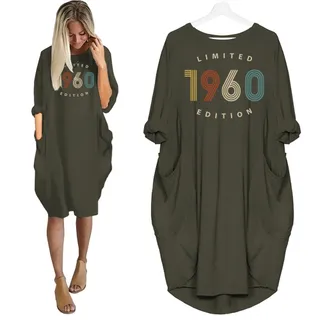 Limited 1960 Birthday Pocket Dress – Green