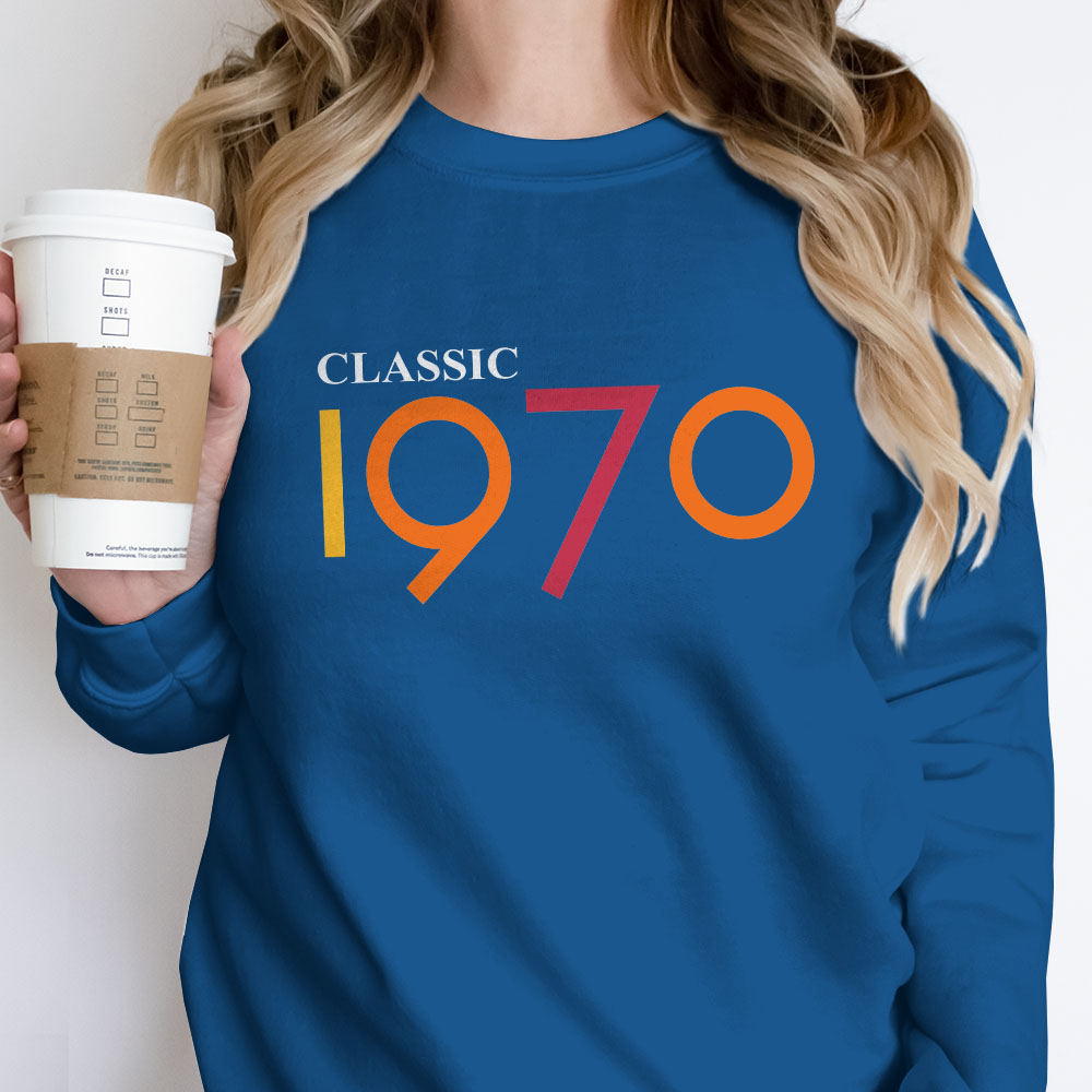 Classic 1970 Birthday Sweatshirt - variant image 1