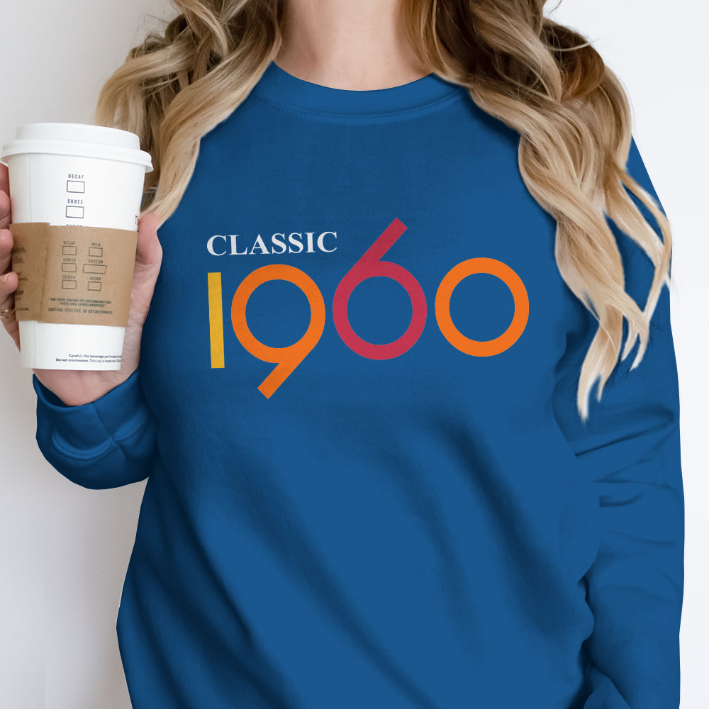 Classic 1960 Birthday Sweatshirt - variant image 1