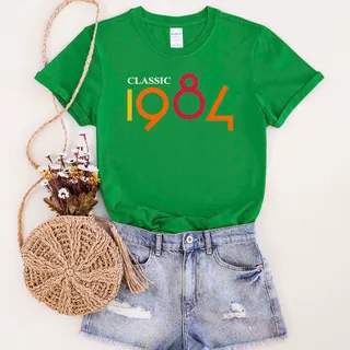 Classic 1984 Birthday T-Shirt – Irish Green