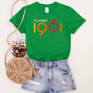 Classic 1961 Birthday T-Shirt – Irish Green