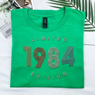 Limited Edition 1984 Embroidered T-Shirt – Irish Green