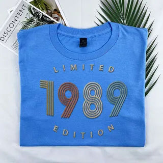 Limited Edition 1989 Embroidered T-Shirt – Royal