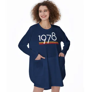 Best 1978 Birthday Pocket Dress – Blue