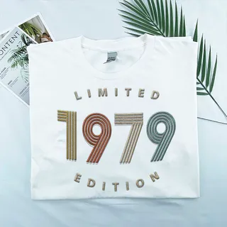 Limited Edition 1979 Embroidered T-Shirt – White