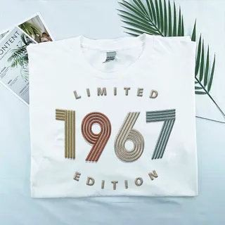 Limited Edition 1967 Embroidered T-Shirt – White