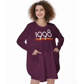 Best 1998 Birthday Pocket Dress – Red