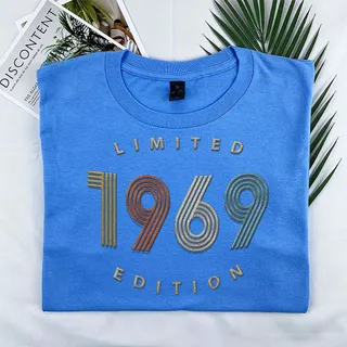 Limited Edition 1969 Embroidered T-Shirt – Royal