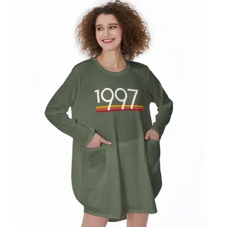 Best 1997 Birthday Pocket Dress – Green