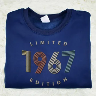 Limited Edition 1967 Embroidered Sweatshirt – Navy