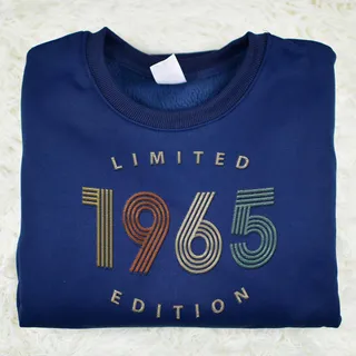 Limited Edition 1965 Embroidered Sweatshirt – Navy