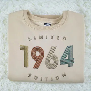 Limited Edition 1964 Embroidered Sweatshirt – Khaki