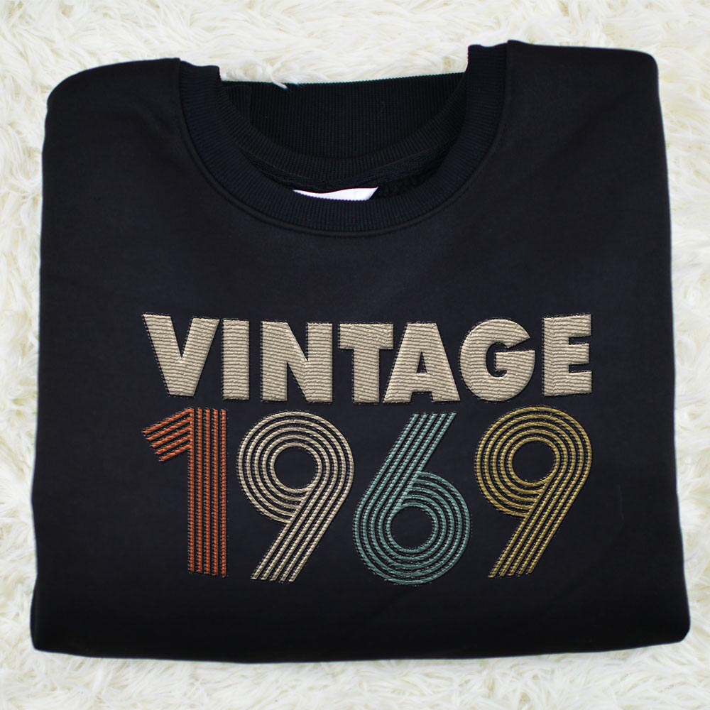 Vintaged 1969 Embroidered Sweatshirt - variant image 1