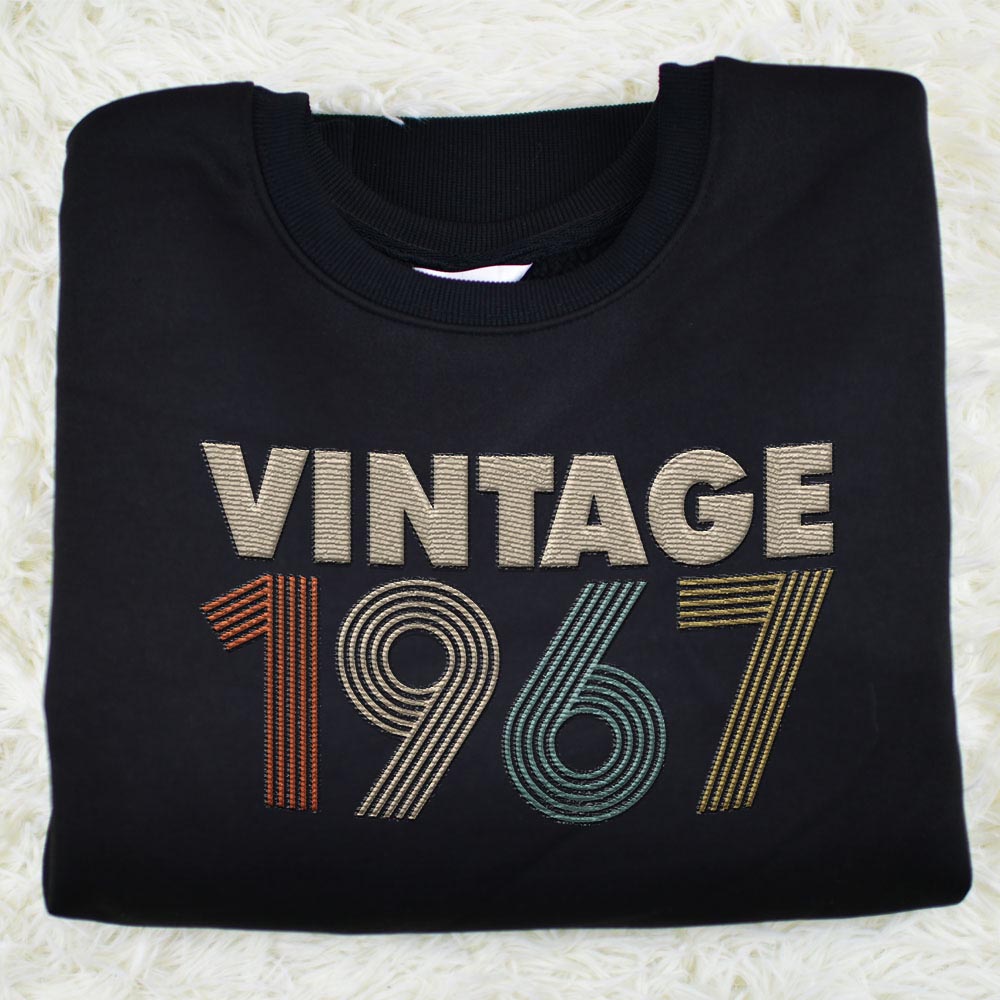Vintaged 1967 Embroidered Sweatshirt - variant image 1