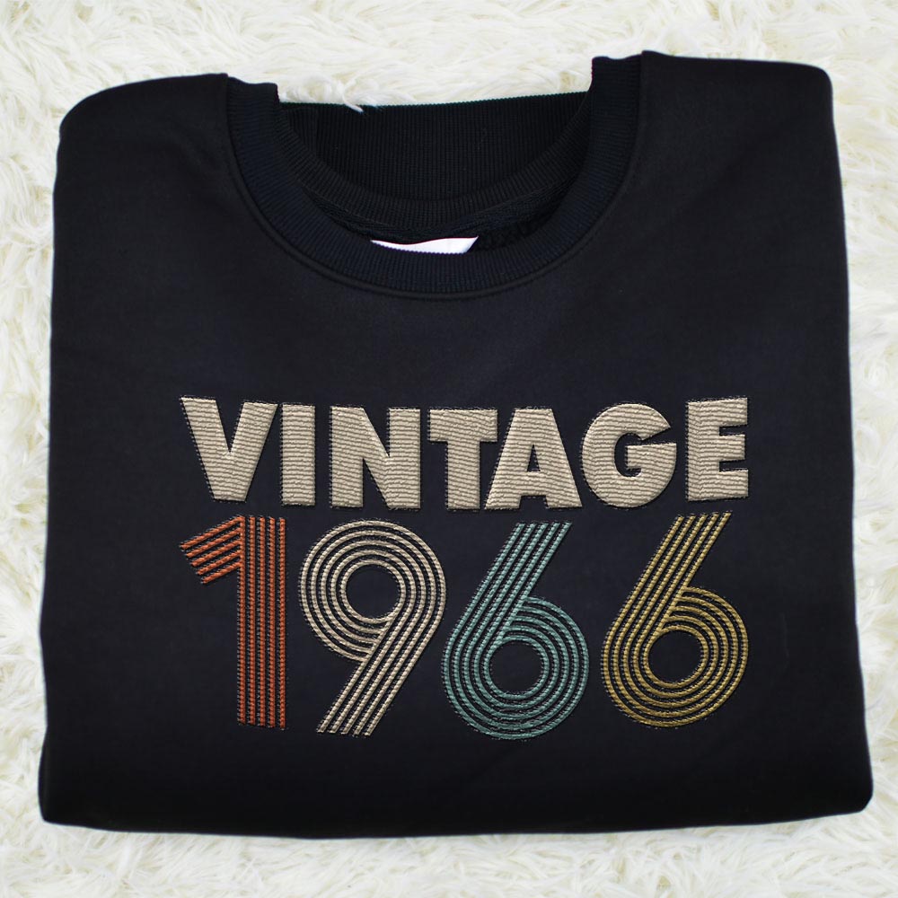 Vintaged 1966 Embroidered Sweatshirt - variant image 1