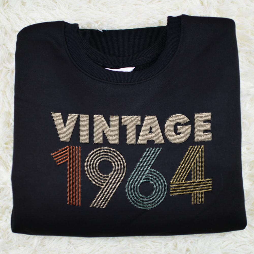 Vintaged 1964 Embroidered Sweatshirt - variant image 1