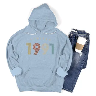 Not Perfect But Limited 1991 Birthday Hoodie For Women Men – Light Blue