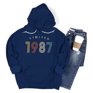 Not Perfect But Limited 1987 Birthday Hoodie For Women Men – Navy