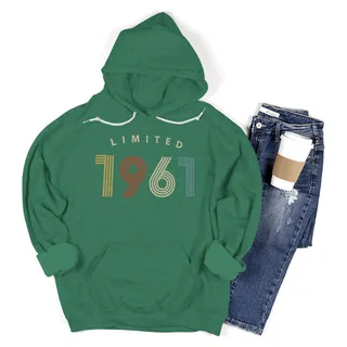 Not Perfect But Limited 1961 Birthday Hoodie For Women Men – Kelly Green