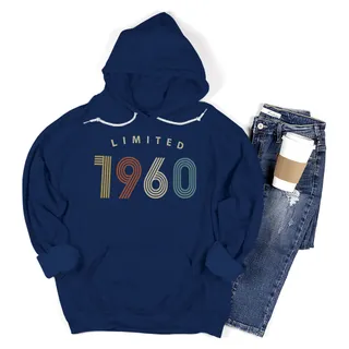 Not Perfect But Limited 1960 Birthday Hoodie For Women Men – Navy