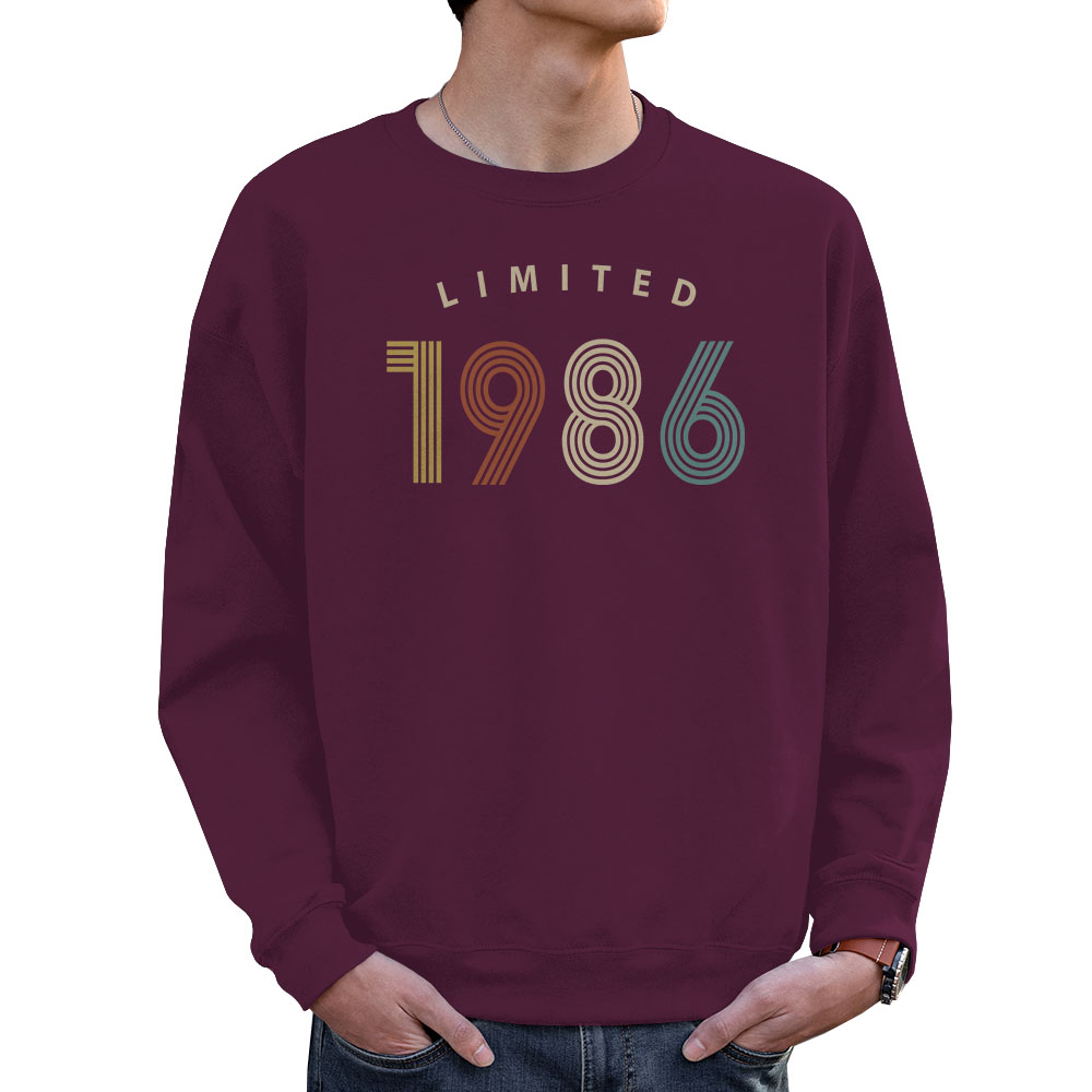 Limited 1986 Birthday Sweatshirt For Men Women - variant image 1