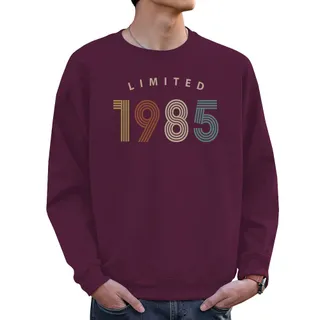 Limited 1985 Birthday Sweatshirt For Men Women – Maroon