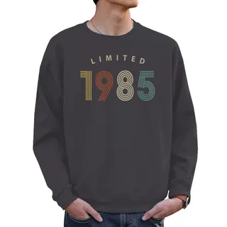 Limited 1985 Birthday Sweatshirt For Men Women – Dark Grey