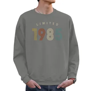 Limited 1985 Birthday Sweatshirt For Men Women – Grey