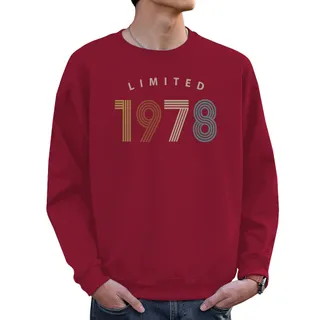 Limited 1978 Birthday Sweatshirt For Men Women – Cardinal Red