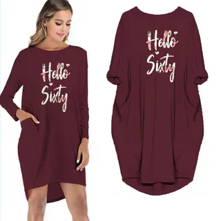 Hello Sixty Pocket Dress – Red