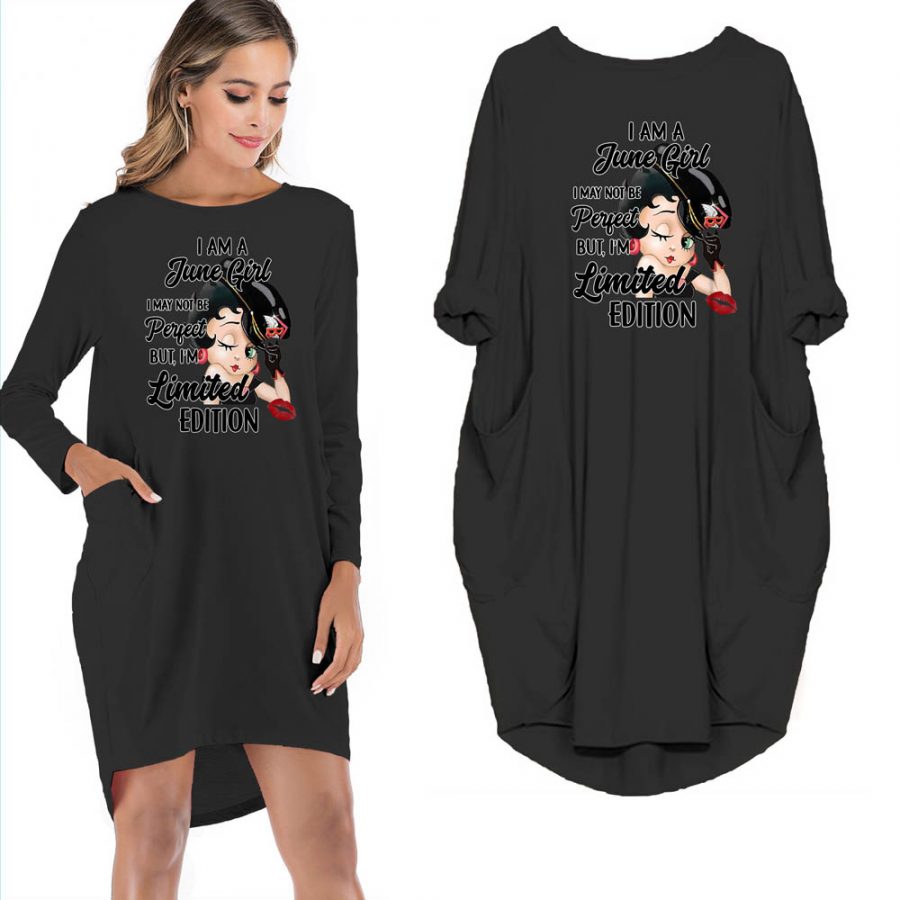 I Am A June Girl Pocket Dress - variant image 1