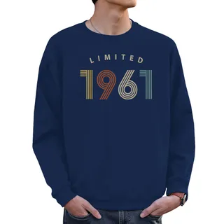 Limited 1961 Birthday Sweatshirt For Men Women – Navy