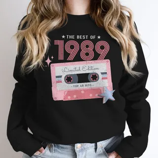 The Best Of 1989 Birthday Sweatshirt – Black