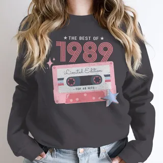 The Best Of 1989 Birthday Sweatshirt – Dark Grey