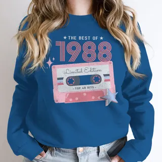 The Best Of 1988 Birthday Sweatshirt – Royal