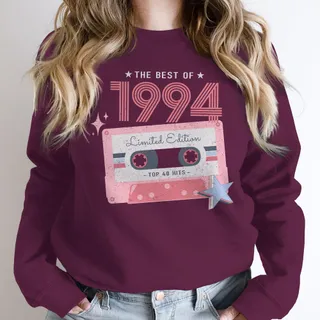The Best Of 1994 Birthday Sweatshirt – Maroon