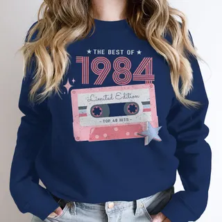 The Best Of 1984 Birthday Sweatshirt – Navy