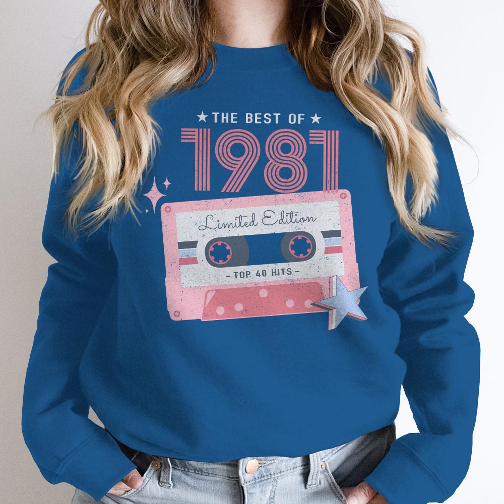 The Best Of 1981 Birthday Sweatshirt - variant image 1
