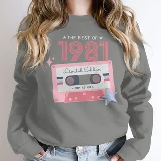 The Best Of 1981 Birthday Sweatshirt – Grey
