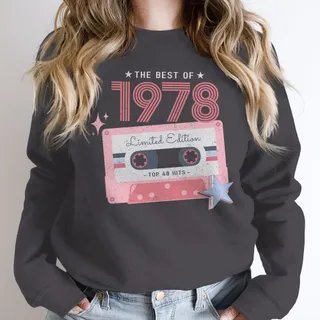 The Best Of 1978 Birthday Sweatshirt – Dark Grey