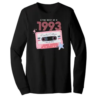 The Best Of 1993 Birthday Long Sleeve T-Shirt – Black Heather