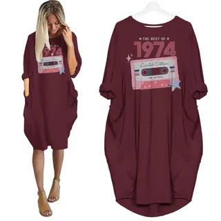 The Best Of 1974 Birthday Nightgown – Red