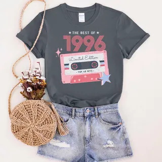 The Best Of 1996 Birthday T-Shirt – Dark Heather