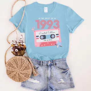 The Best Of 1993 Birthday T-Shirt – Light Blue