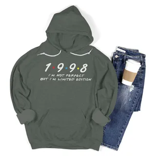 Not Perfect But Limited 1998 Birthday Hoodie – Military Green