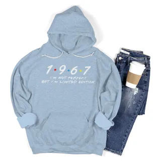 Not Perfect But Limited 1967 Birthday Hoodie – Light Blue