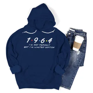 Not Perfect But Limited 1964 Birthday Hoodie – Navy